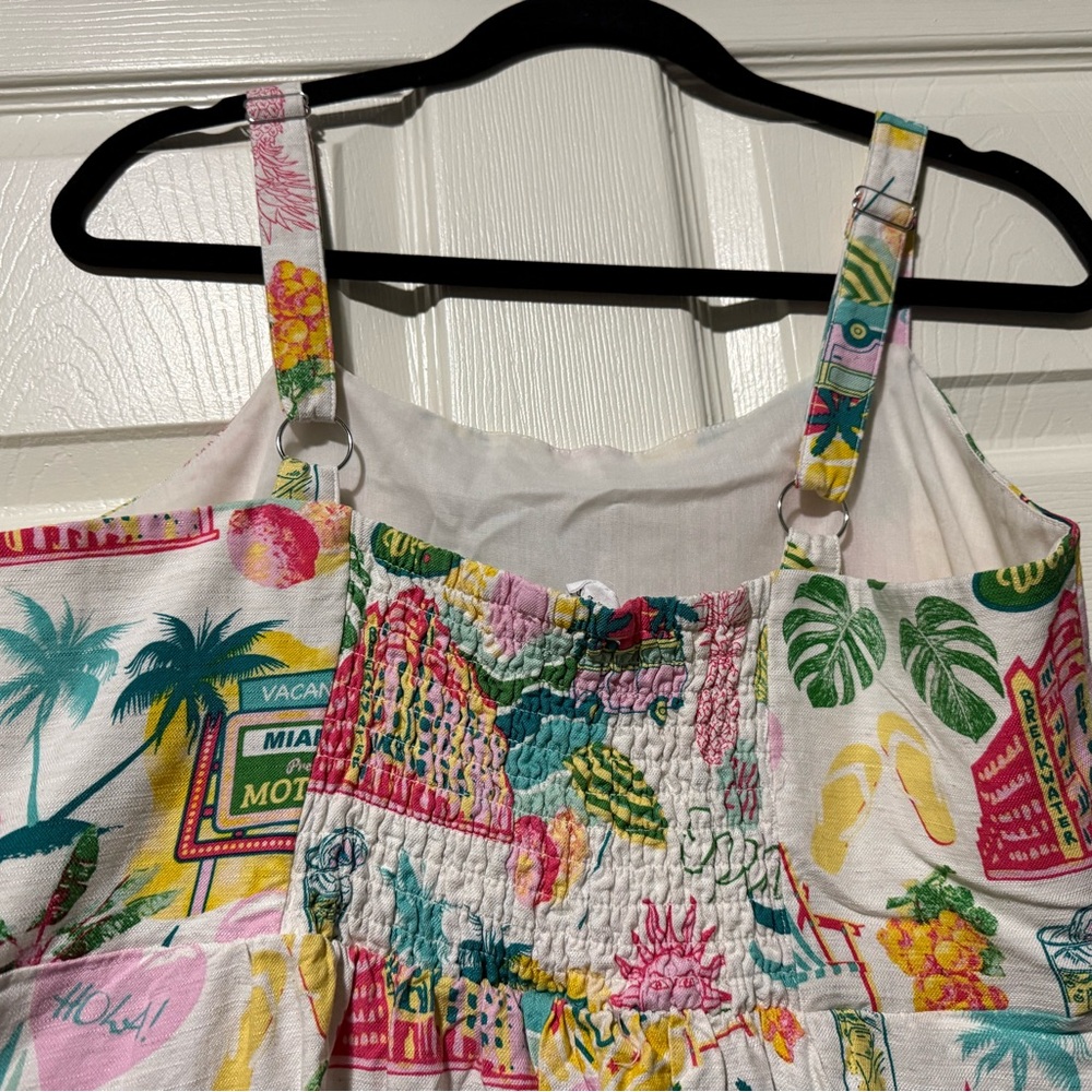 Jane and Delancey Colorful Tropical Print Maxi Dress - Picture 7 of 12